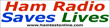 Ham Radio Saves Lives bumper sticker